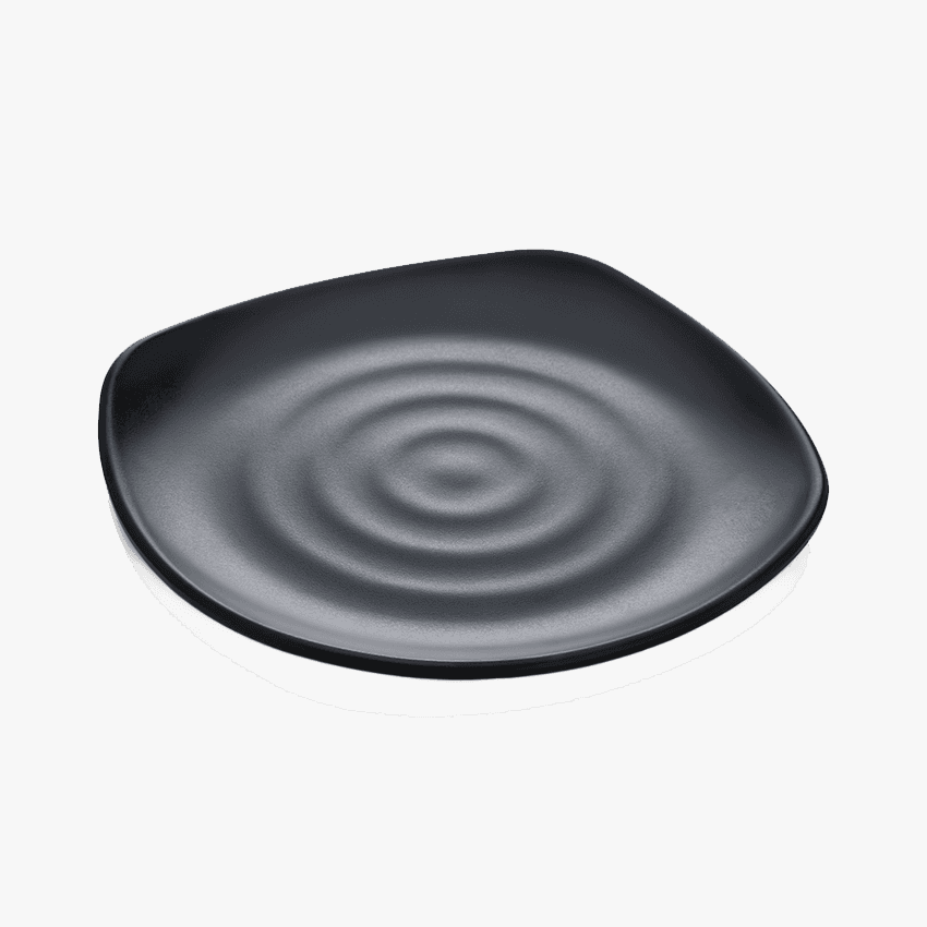 Термостар матовая квадратная сервировочная тарелка 30×30